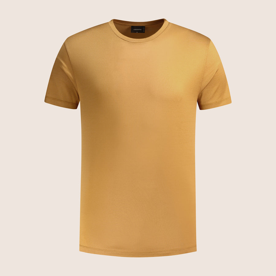 Mercerised Luxury T-shirt Honey