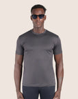 Mercerised Luxury T-shirt Gun Metal