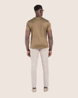 Mercerised Luxury T-shirt Brass