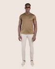 Mercerised Luxury T-shirt Brass