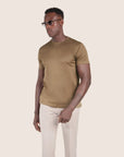 Mercerised Luxury T-shirt Brass