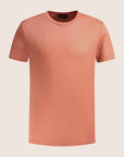 Mercerised Luxury T-shirt Coral