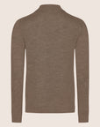 Mock Neck Shirt Taupe