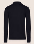 Mock Neck Shirt Navy