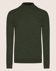 Mock Neck Shirt Army Green