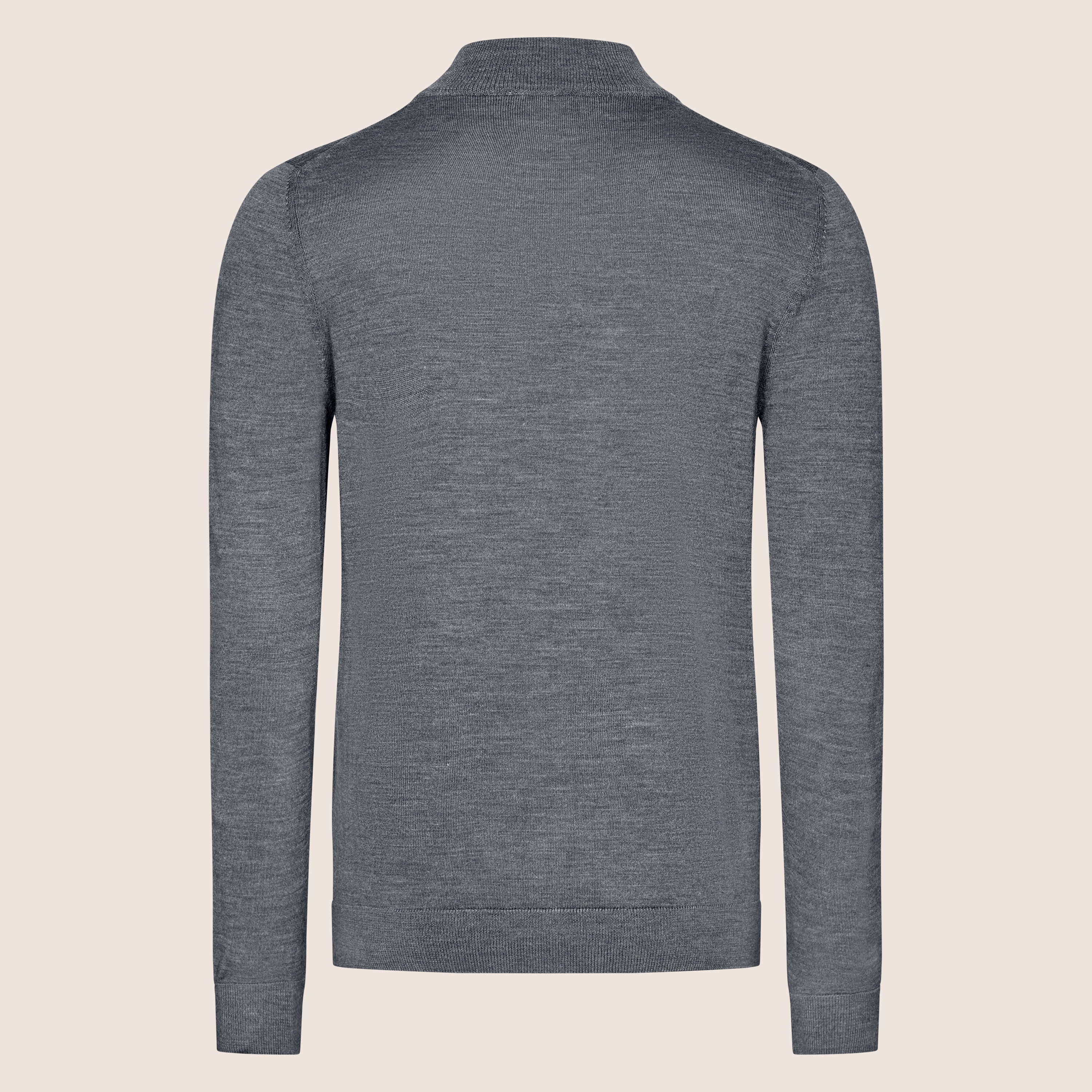 Half Zip Shirt Grey