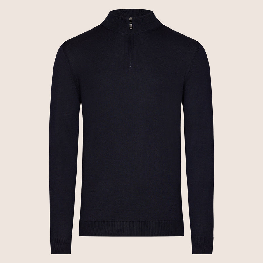 Half Zip Shirt Navy