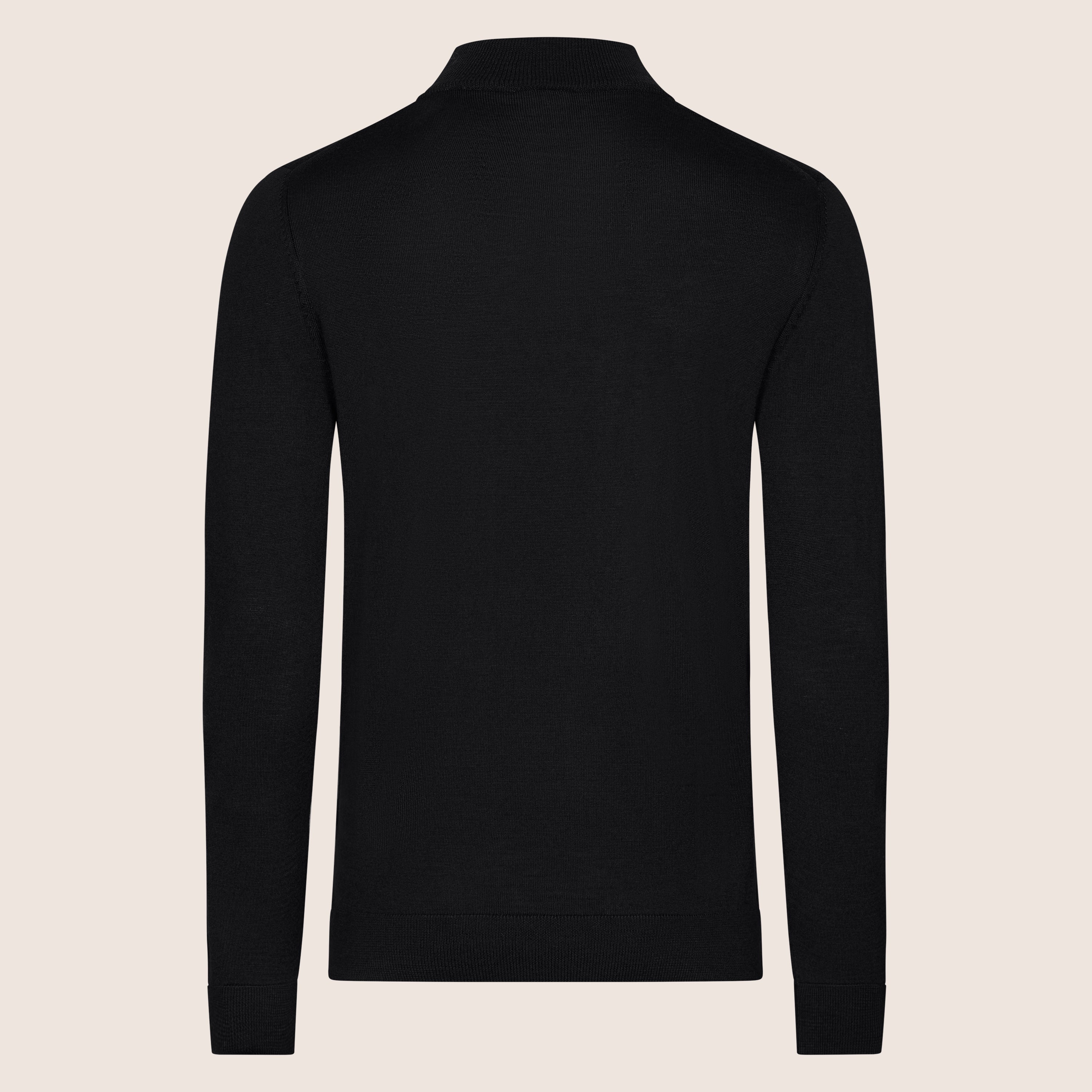 Half Zip Shirt Black