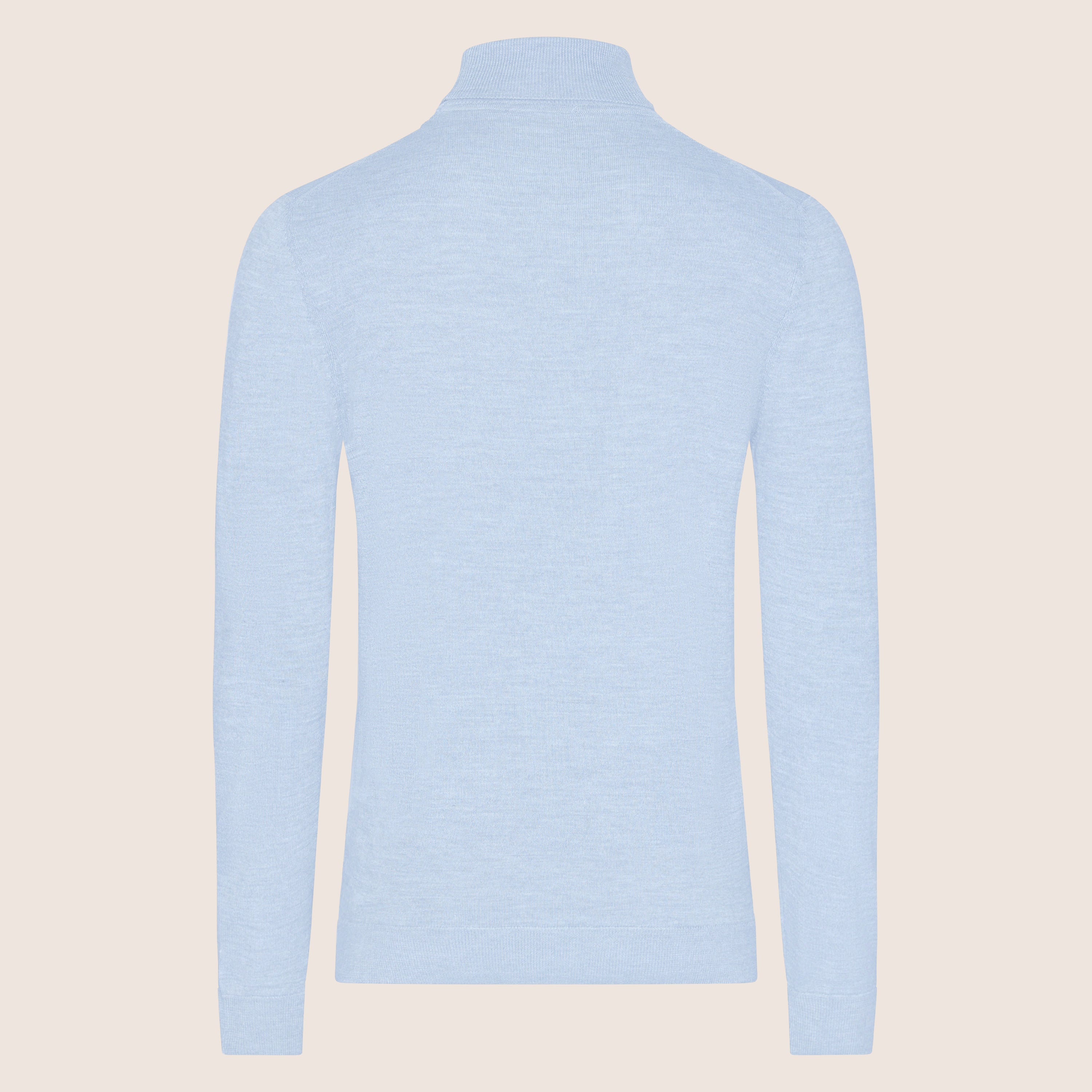 Turtle Neck Shirt Light Blue