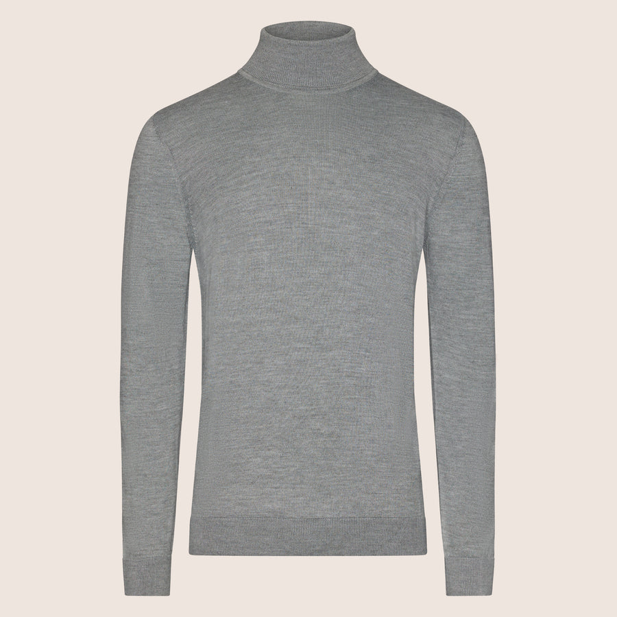 Turtle Neck Shirt Grey