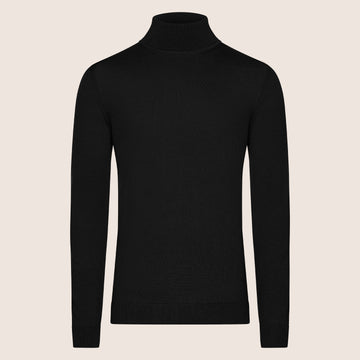 Turtle Neck Shirt Black