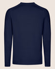 Dry Tech Crew Neck Contrast Navy