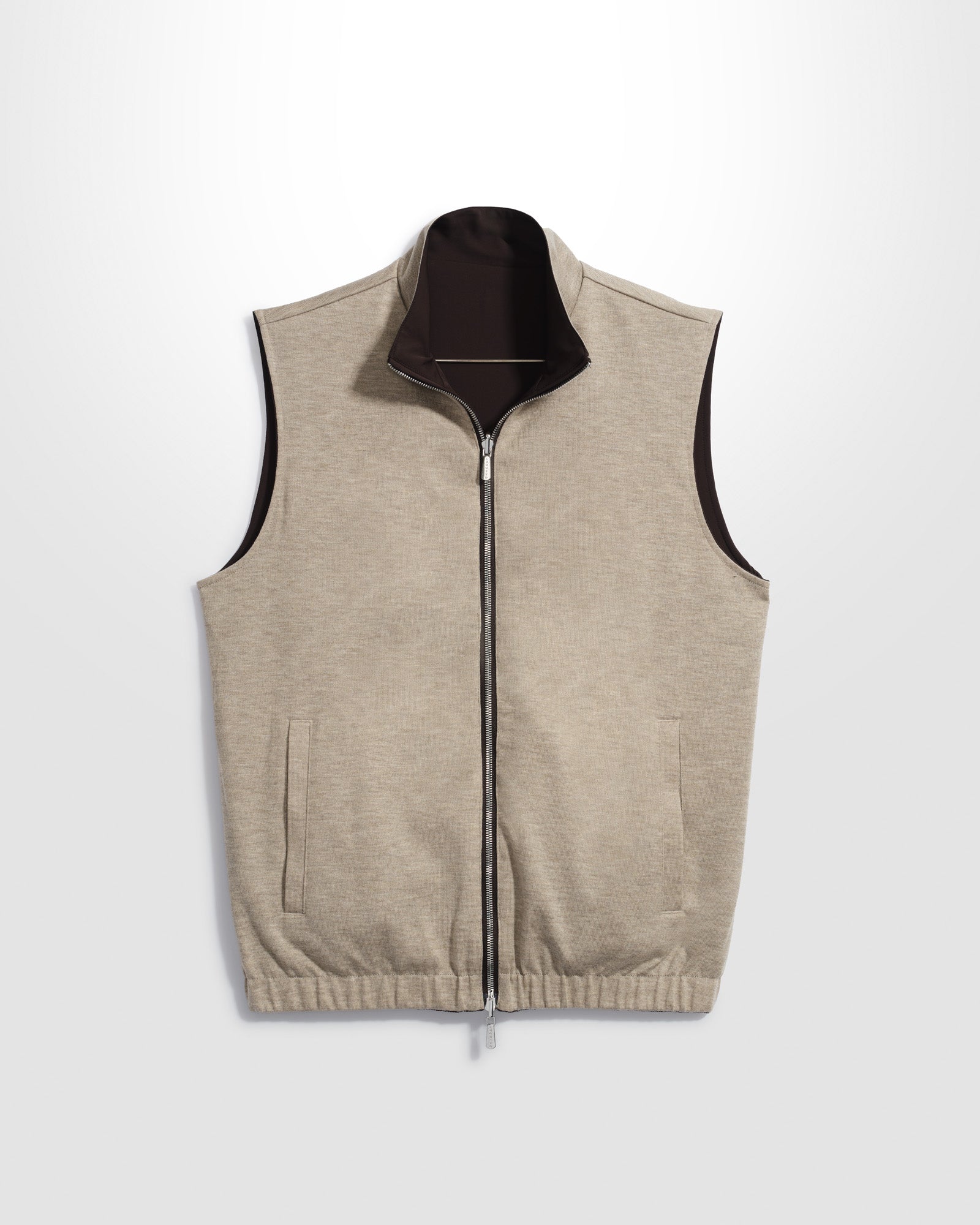 Reversible Classic Gilet Brown
