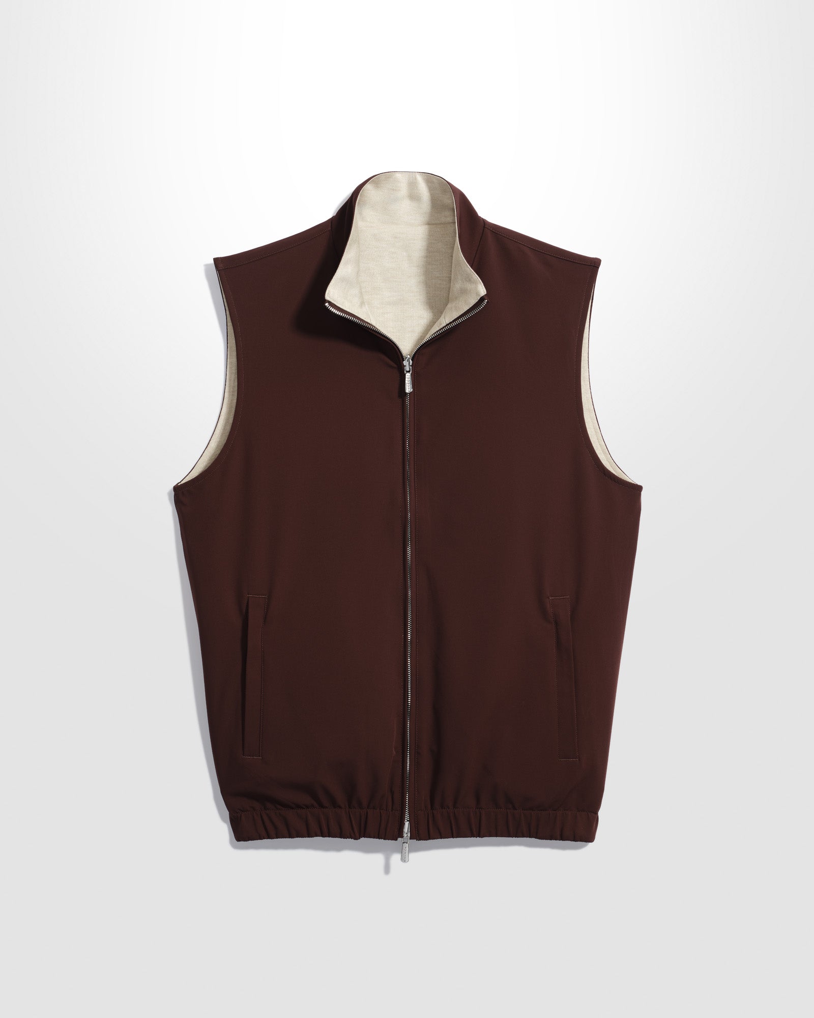 Reversible Classic Gilet Maroon