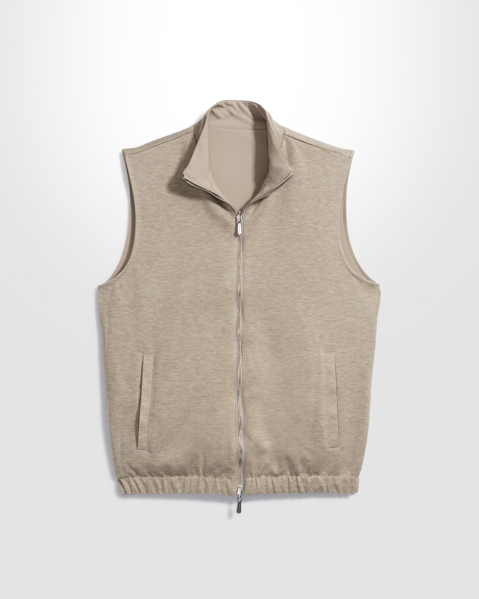 Reversible Classic Gilet Beige