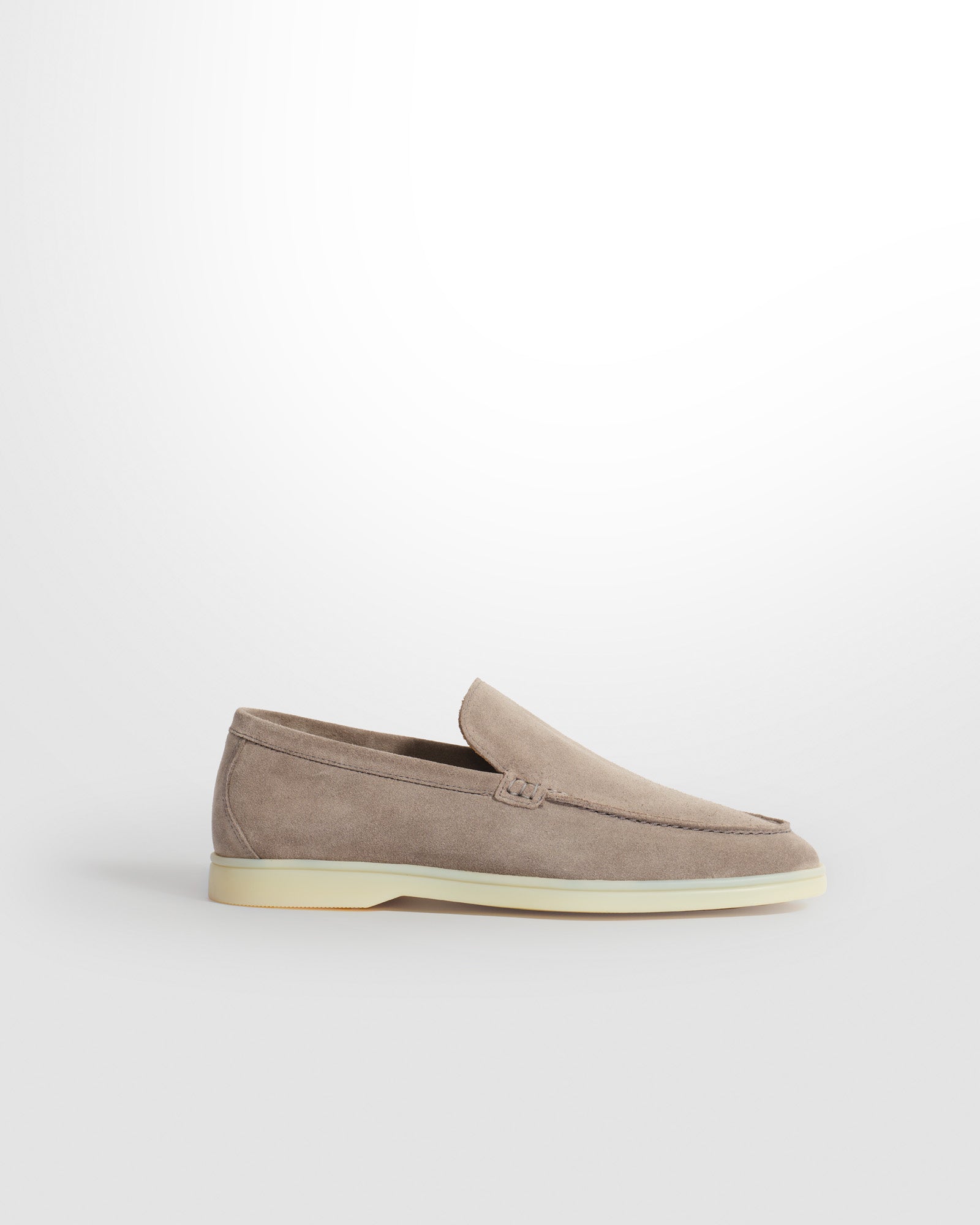 Suède Loafers Zandkleur