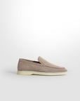 Suède Loafers Zandkleur