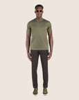 Mercerised Luxury T-shirt Olive