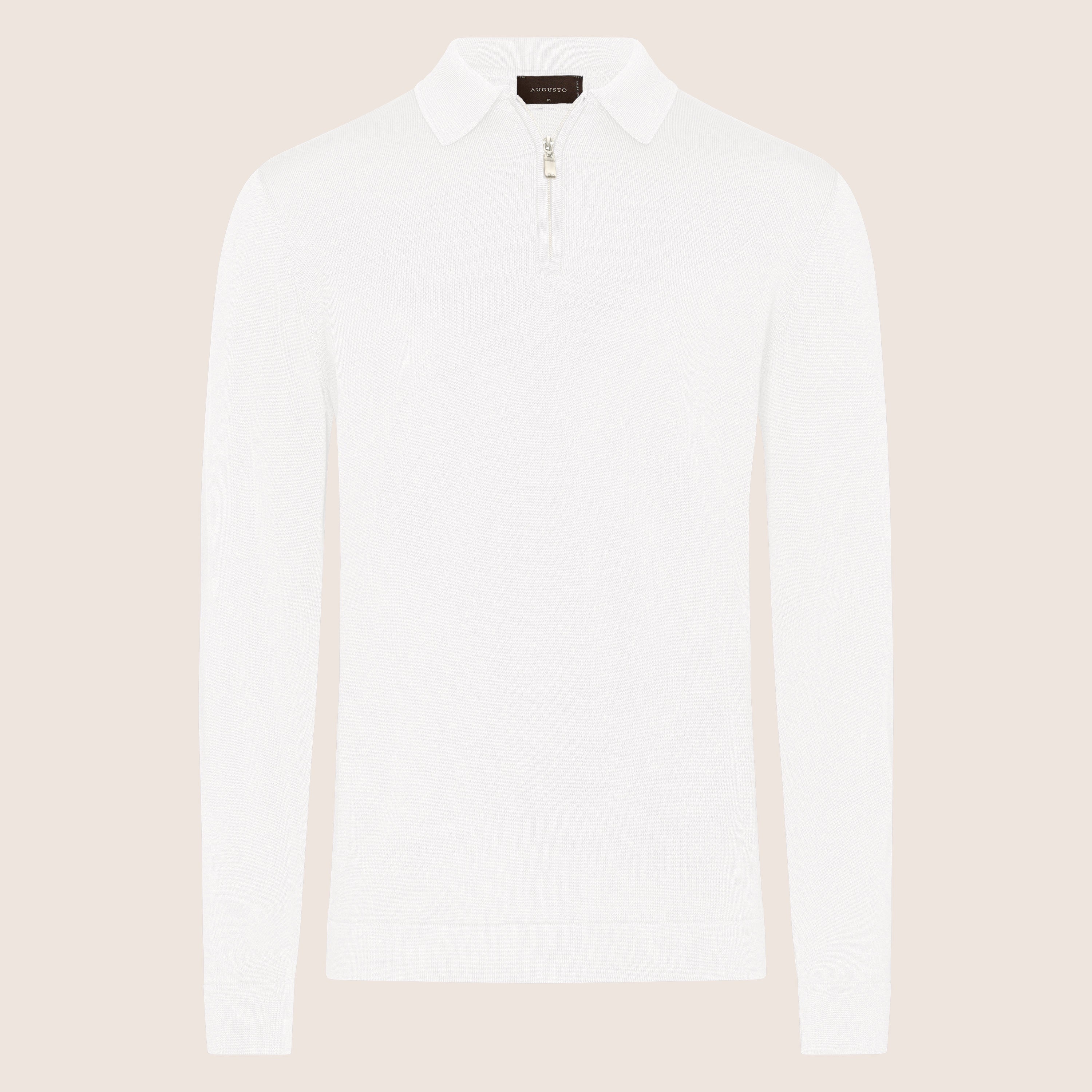 Dry Tech Polo Zip White