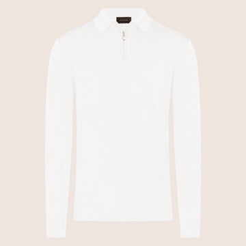 Dry Tech Polo Zip White