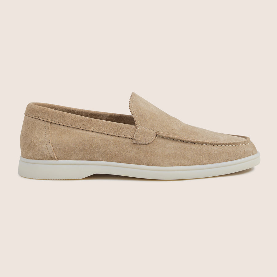 Suède Loafers Sand