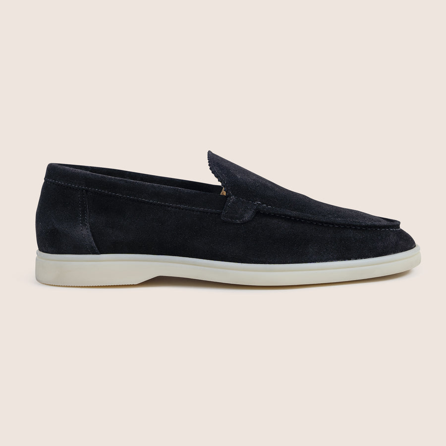 Suède Loafers Zwart