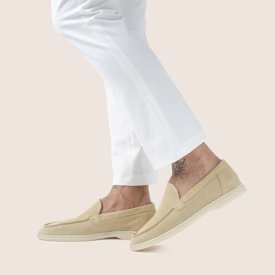 Suède Loafers Cappuccino