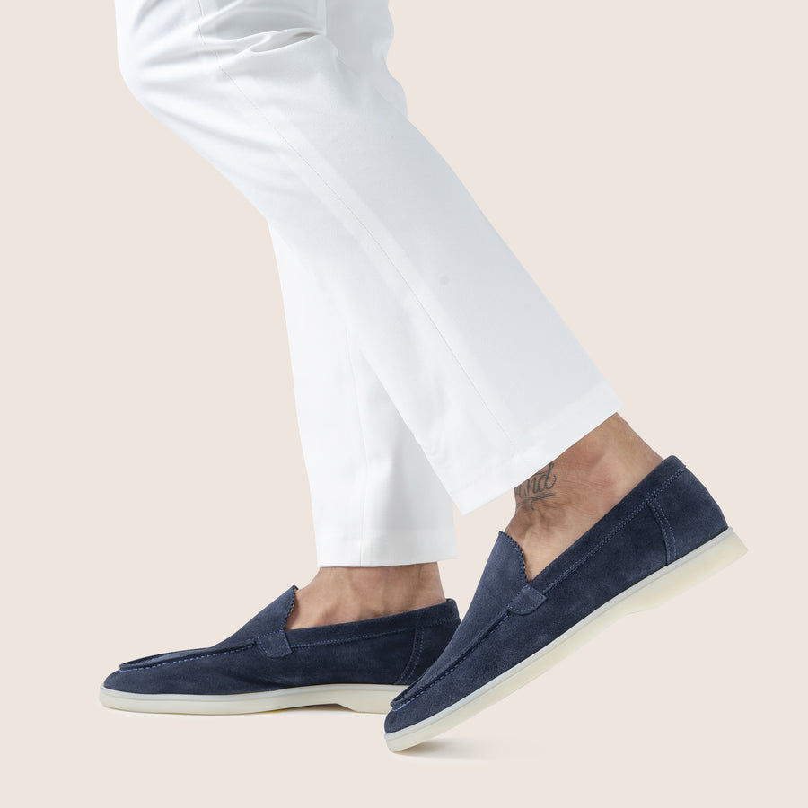 Suède Loafers Navy