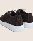 Derby Shoes Suede Pure Chocolate