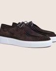 Derby Shoes Suede Pure Chocolate