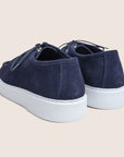 Derby Shoes Suede Navy