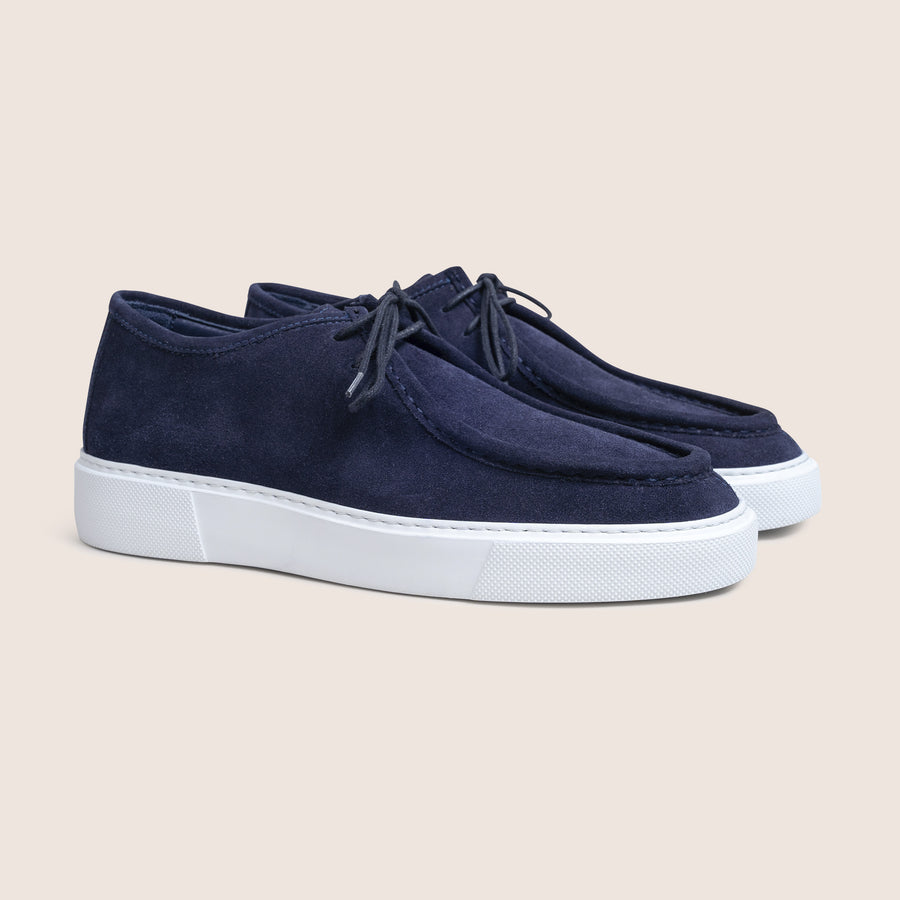 Derby Schoenen Marineblauw