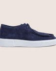 Derby Shoes Suede Navy