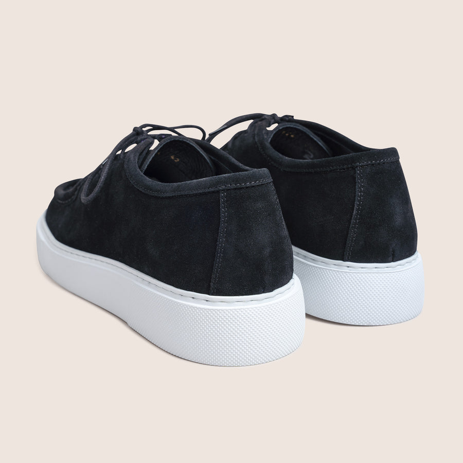 Derby Shoes Suede Black