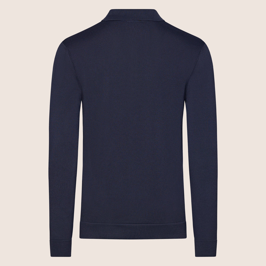 Dry Tech Polo Zip Navy