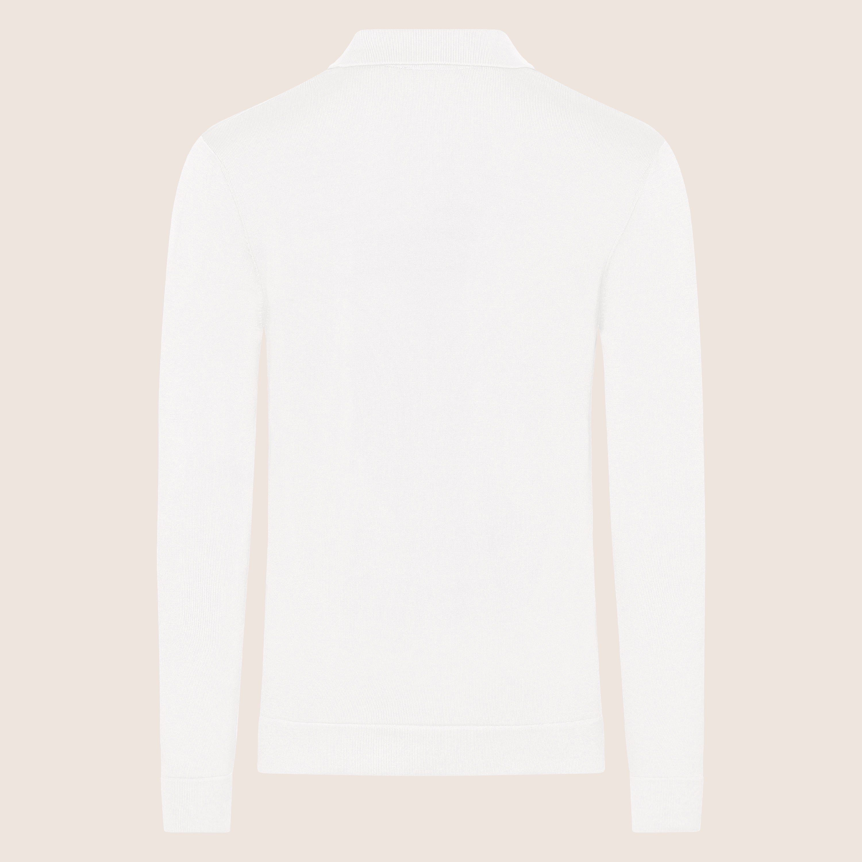 Dry Tech Polo Zip White