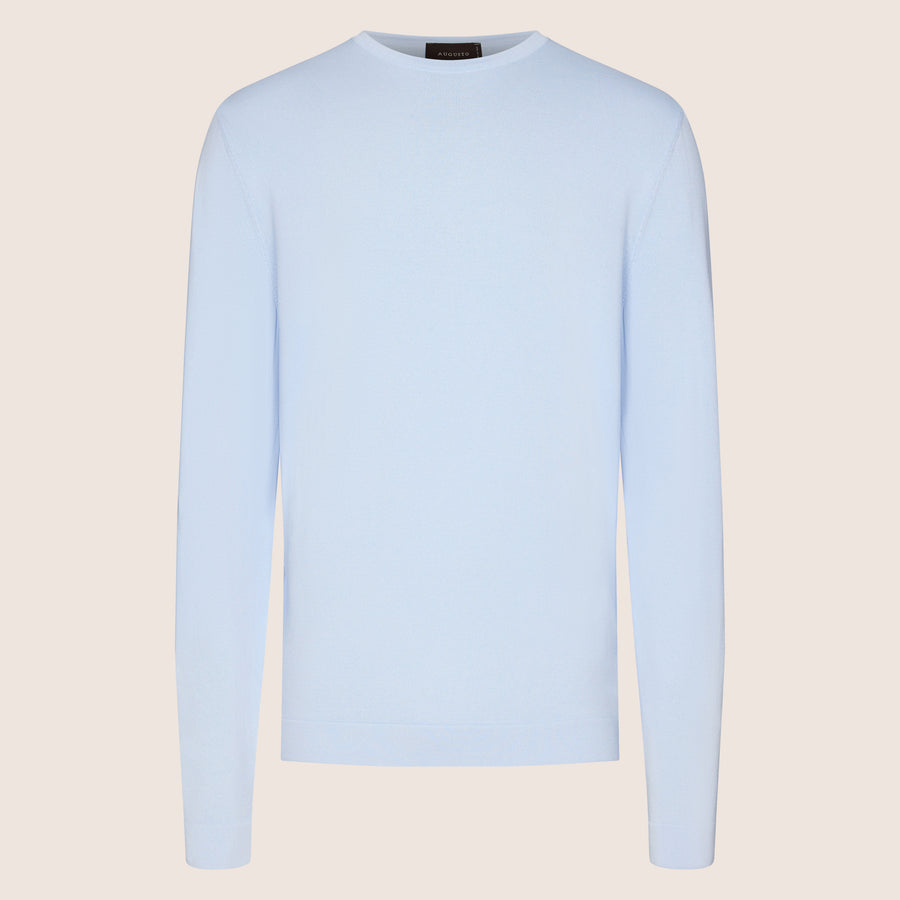 Dry Tech Crew Neck Light Blue