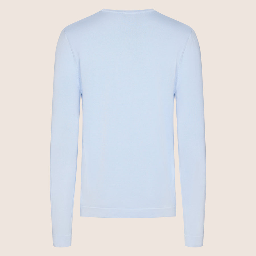 Dry Tech Crew Neck Light Blue